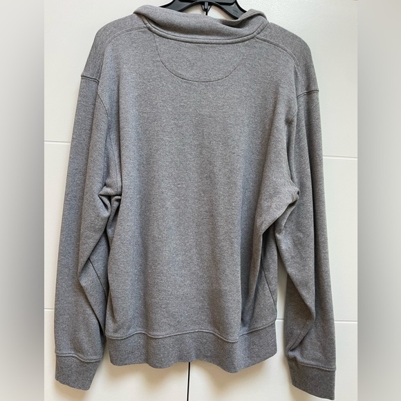 Vineyard Vines Men’s Medium Cotton 1/4 Zip Pullover Gray Grey - Picture 3 of 3